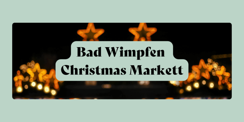 Bad Wimpfen Christmas Market