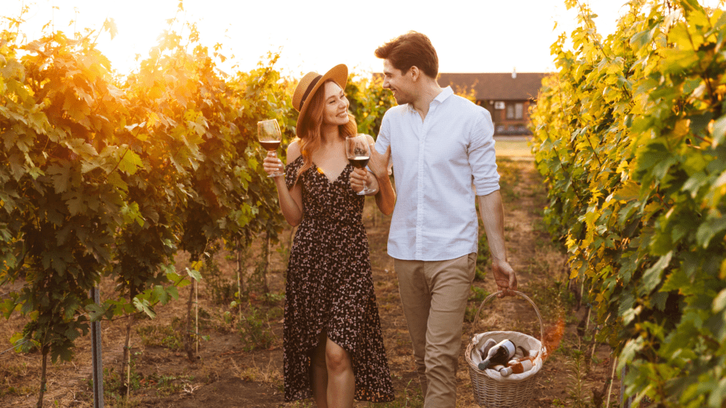 walking through vineyards at wine events in germany in 2025